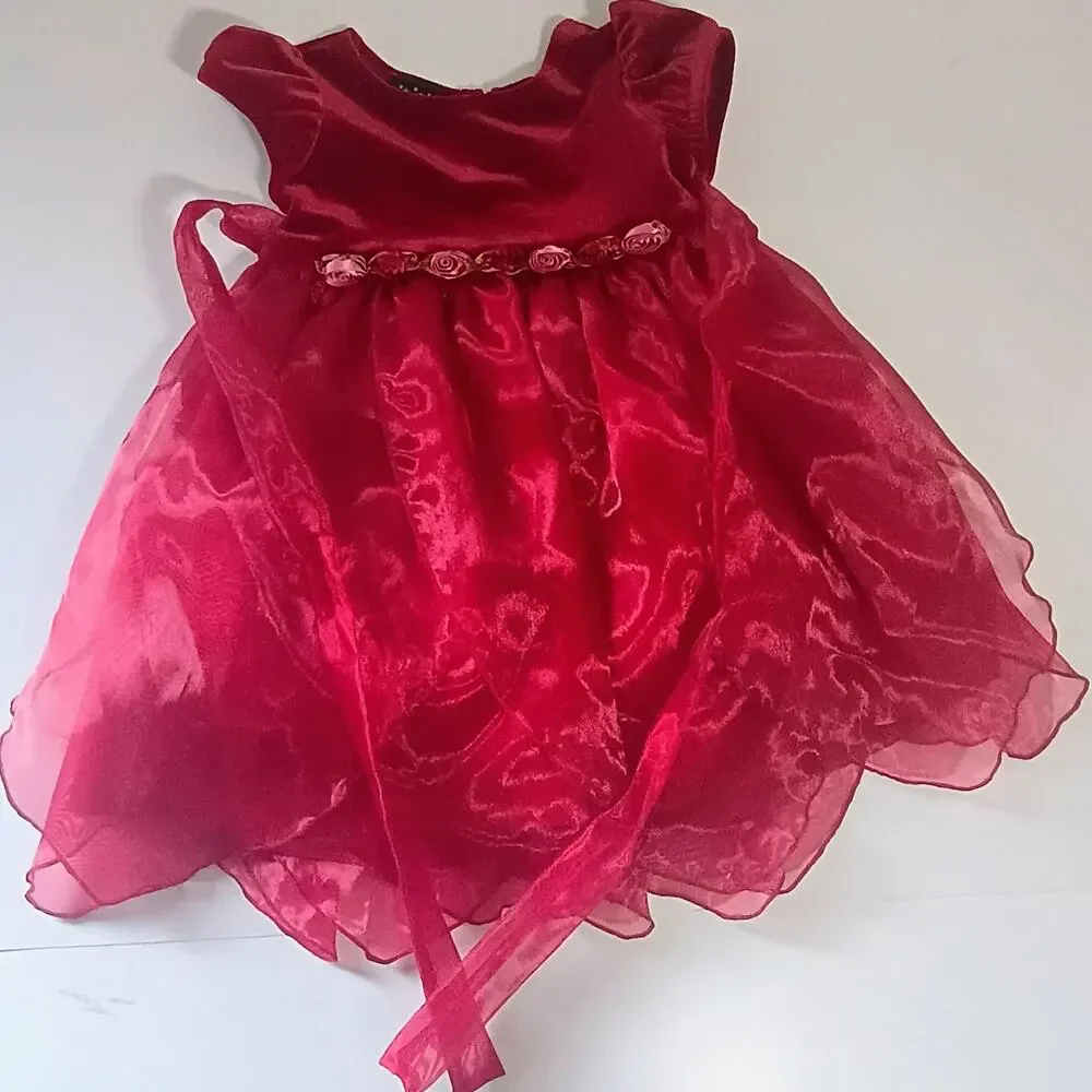 3pc 12 Months Baby Dress Bundle